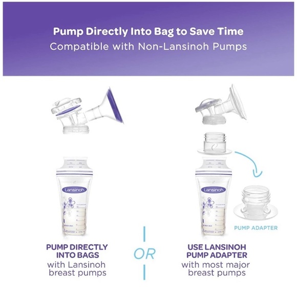 Lansinoh Breastmilk Storage Bags 2 Packages - Picture 7 of 12